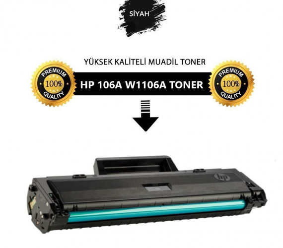 Hp 106A-W1106A Chipli Muadil Toner