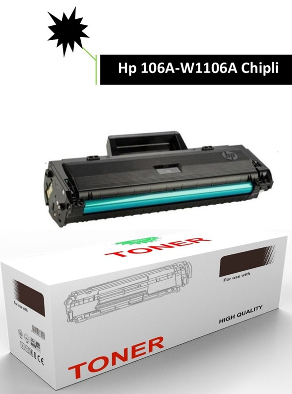 Hp 106A-W1106A Chipli Muadil Toner